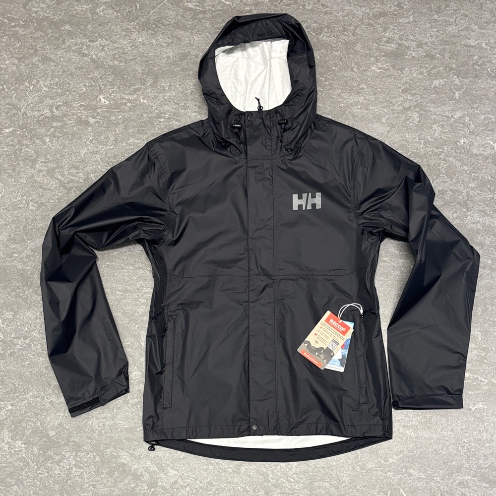 Last chance! Helly Hansen Men’s Loke 2.0 rain jacket black Small NWT